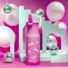 imageZak Designs Barbie Harmony Water Bottle for Travel or At Home 20oz Stainless Steel is LeakProof When Closed and Vacuum Insulated with Straw Lid and Carry Handle PinkBarbiePink