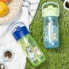 imageZak Designs Barbie Harmony Water Bottle for Travel or At Home 20oz Stainless Steel is LeakProof When Closed and Vacuum Insulated with Straw Lid and Carry Handle PinkBluey