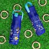 imageZak Designs Barbie Harmony Water Bottle for Travel or At Home 20oz Stainless Steel is LeakProof When Closed and Vacuum Insulated with Straw Lid and Carry Handle PinkSonic  Friends