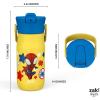 imageZak Designs Barbie Harmony Water Bottle for Travel or At Home 20oz Stainless Steel is LeakProof When Closed and Vacuum Insulated with Straw Lid and Carry Handle PinkSpiderman