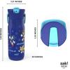 imageZak Designs Barbie Harmony Water Bottle for Travel or At Home 20oz Stainless Steel is LeakProof When Closed and Vacuum Insulated with Straw Lid and Carry Handle PinkSonic  Friends