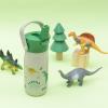 imageZak Designs Barbie Harmony Water Bottle for Travel or At Home 20oz Stainless Steel is LeakProof When Closed and Vacuum Insulated with Straw Lid and Carry Handle PinkDinosaur