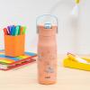 imageZak Designs Barbie Harmony Water Bottle for Travel or At Home 20oz Stainless Steel is LeakProof When Closed and Vacuum Insulated with Straw Lid and Carry Handle PinkDisneys Stitch