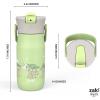 imageZak Designs Barbie Harmony Water Bottle for Travel or At Home 20oz Stainless Steel is LeakProof When Closed and Vacuum Insulated with Straw Lid and Carry Handle PinkBaby Yoda Grogu