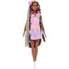 imageBarbie Fun ampamp Fancy Doll ampamp Accessories Blonde Fashion Doll with ExtraLong Hair ampamp 2 Looks Including Silver Metallic Dress ampamp Hair ExtensionBlack Hair