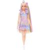 imageBarbie Fun ampamp Fancy Doll ampamp Accessories Blonde Fashion Doll with ExtraLong Hair ampamp 2 Looks Including Silver Metallic Dress ampamp Hair ExtensionBlonde Hair
