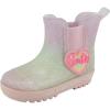 imageBarbie Toddler Chelsea Rain Boots Waterproof Rubber Kids BootsPastel Rainbow Ombre Glitter