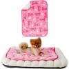 imageFranco Pet Barbie Super Soft Cozy Waterproof SherpaBacked Blanket Throw for Medium Dogs CouchBedCar 40x50 Officially Licensed ProductBarbie