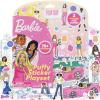 imageHorizon Group USA Barbie Puffy Sticker Playset 75 Reusable Stickers 2Sided Beach Play Scene TravelFriendly Ages 3Barbie