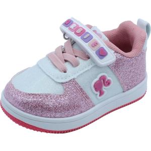 imageBarbie Toddler Girls Glitter SneakersPink  White Barbie