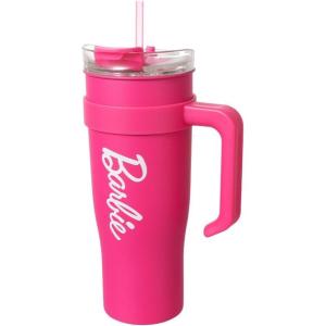 imageMINISO Barbie Collection Steel Cup with Handle and Straw 1600mL  Stylish and Sustainable Drinkware for Barbie EnthusiastsPink Barbie