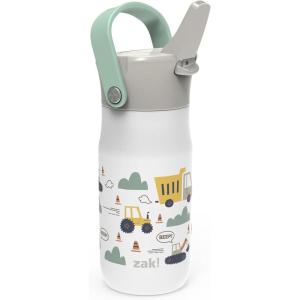 imageZak Designs Barbie Harmony Water Bottle for Travel or At Home 20oz Stainless Steel is LeakProof When Closed and Vacuum Insulated with Straw Lid and Carry Handle PinkCar