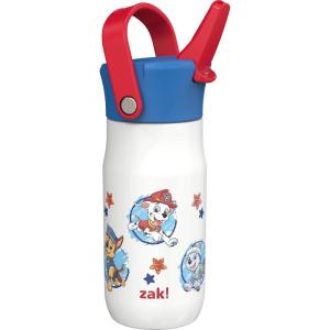 imageZak Designs Barbie Harmony Water Bottle for Travel or At Home 20oz Stainless Steel is LeakProof When Closed and Vacuum Insulated with Straw Lid and Carry Handle PinkPAW Patrol