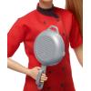 imageBarbie Chef Doll Petite Dressed in ChefInspired Coat with Frying Pan Chefs Hat and Blonde Hair Gift for 3 to 7 Year Olds