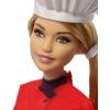 imageBarbie Chef Doll Petite Dressed in ChefInspired Coat with Frying Pan Chefs Hat and Blonde Hair Gift for 3 to 7 Year Olds