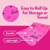 imageBarbie Love Out Loud Kids Yoga Mat Non Slip for Boys and Girls All Purpose PVC Fitness and Workout Accessories Pink 10 mm