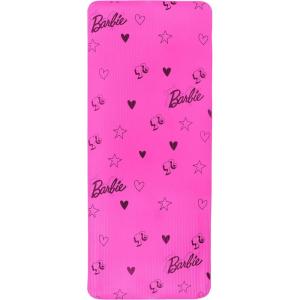 imageBarbie Love Out Loud Kids Yoga Mat Non Slip for Boys and Girls All Purpose PVC Fitness and Workout Accessories Pink 10 mm