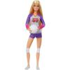 imageBarbie Careers Fashion Doll ampamp Accessory Made to Move Volleyball Player Wearing Removable Uniform with Ball 22 Bendable Joints