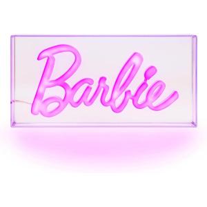 imagePaladone Barbie Logo LED Neon Pink Sign Officially Licensed Barbie Merchandise and Room Decor