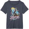 imageBarbie  Malibu Aerobics TShirtHeather Blue