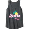 imageBarbie 90s Retro Logo Tank TopDark Heather Grey