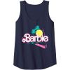 imageBarbie 90s Retro Logo Tank TopNavy Blue