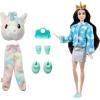 imageBarbie Cutie Reveal Doll Fantasy Series Unicorn Plush Costume 10 Surprises Including Mini Pet ampamp Color Change