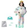imageBarbie Cutie Reveal Doll Fantasy Series Unicorn Plush Costume 10 Surprises Including Mini Pet ampamp Color Change