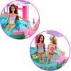 imageBarbie Dream Pool Playset with 6 Play Areas Including Slide ampamp Bubbling Hot Tub Plus 20 Accessories Like Pet Floaties ampamp More