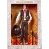 imageBarbie Signature Ken Doll Da De Muertos 2025 Collectible with Cream Shirt Black Vest and Trousers Sombrero and Calavera Face Paint