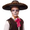 imageBarbie Signature Ken Doll Da De Muertos 2025 Collectible with Cream Shirt Black Vest and Trousers Sombrero and Calavera Face Paint