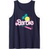 imageBarbie 90s Retro Logo Tank TopNavy Blue