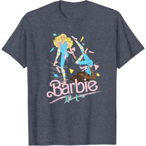 imageBarbie  Malibu Aerobics TShirtHeather Blue