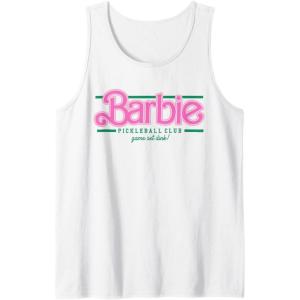 imageBarbie  Pickleball Club  Game Set Dink Tank TopWhite