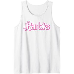 imageBarbie Logo Bright White Tank TopWhite