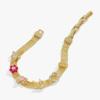 imageAlex and Ani Barbie Core Multicharm Mesh Chain Adjustable Bracelet Shiny Gold Finish Pink 65 to 775 in