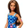 imageBarbie Fashionistas Doll 242 Doll with Type 1 Diabetes Wearing Polka Dot Outfit and Accessories in Partnership with Breakthrough T1D