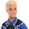 imageBarbie Fashionistas Ken Doll 226 Wearing a Removable Western Shirt Pants ampamp Boots Blonde Fashion Doll 65th Anniversary Collectible