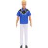 imageBarbie Fashionistas Ken Doll 226 Wearing a Removable Western Shirt Pants ampamp Boots Blonde Fashion Doll 65th Anniversary Collectible