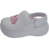 imageBarbie Toddler Girls Faux Fur Lined Clogs with Adjustable Strap  Comfortable Cozy and Stylish SlipOn ShoesBarbie White Glitter