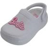 imageBarbie Toddler Girls Faux Fur Lined Clogs with Adjustable Strap  Comfortable Cozy and Stylish SlipOn ShoesBarbie White Glitter