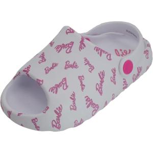 imageBarbie Toddler Girls Cloud Slides  Cute ampamp Comfy SlipOn Sandals for Summer Pool or BeachWhite