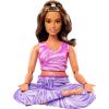 imageBarbie Made To Move Fashion Doll Brunette With Curvy Body Removable Top ampamp Pants 22 Bendable Joints Purple