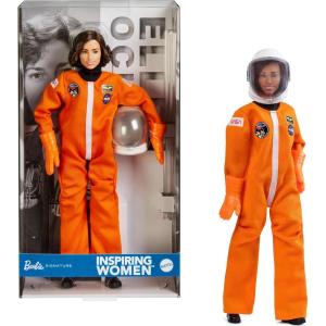 imageBarbie Signature Inspiring Women Fashion Doll Ellen Ochoa Collectible in Astronaut Space Suit with Accessories Including Helmet