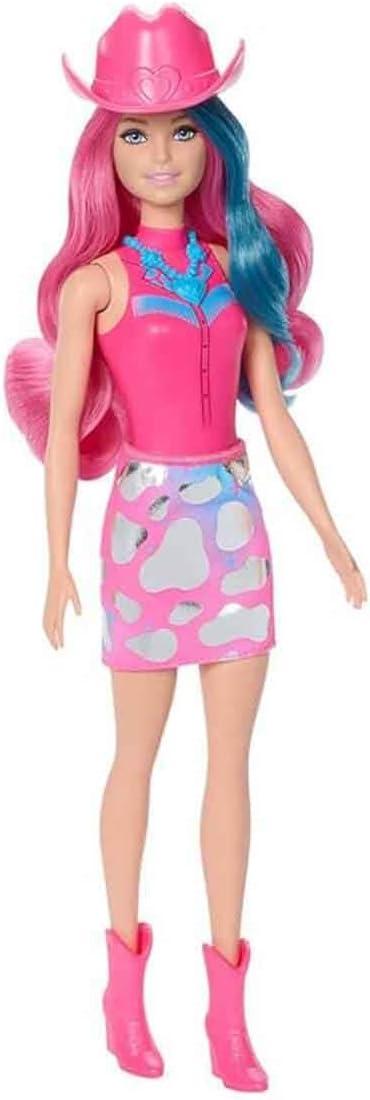 imageBarbie Color Reveal Fashion Doll ampamp Accessories with 6 Surprises Disco Star Series with Metallic Shine ampamp ColorChange Bodice Styles May Vary
