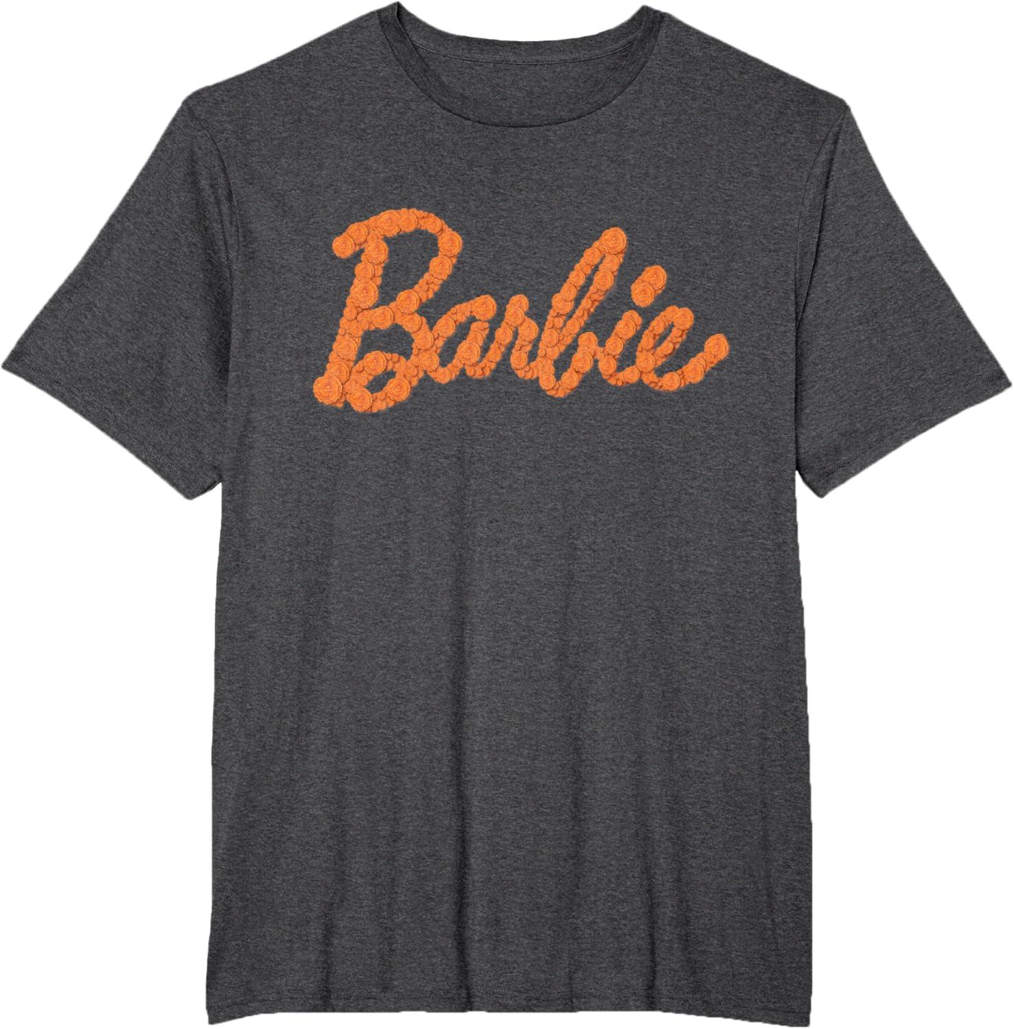 imageBarbie Da De Muertos Marigolds TShirtDark Heather Grey