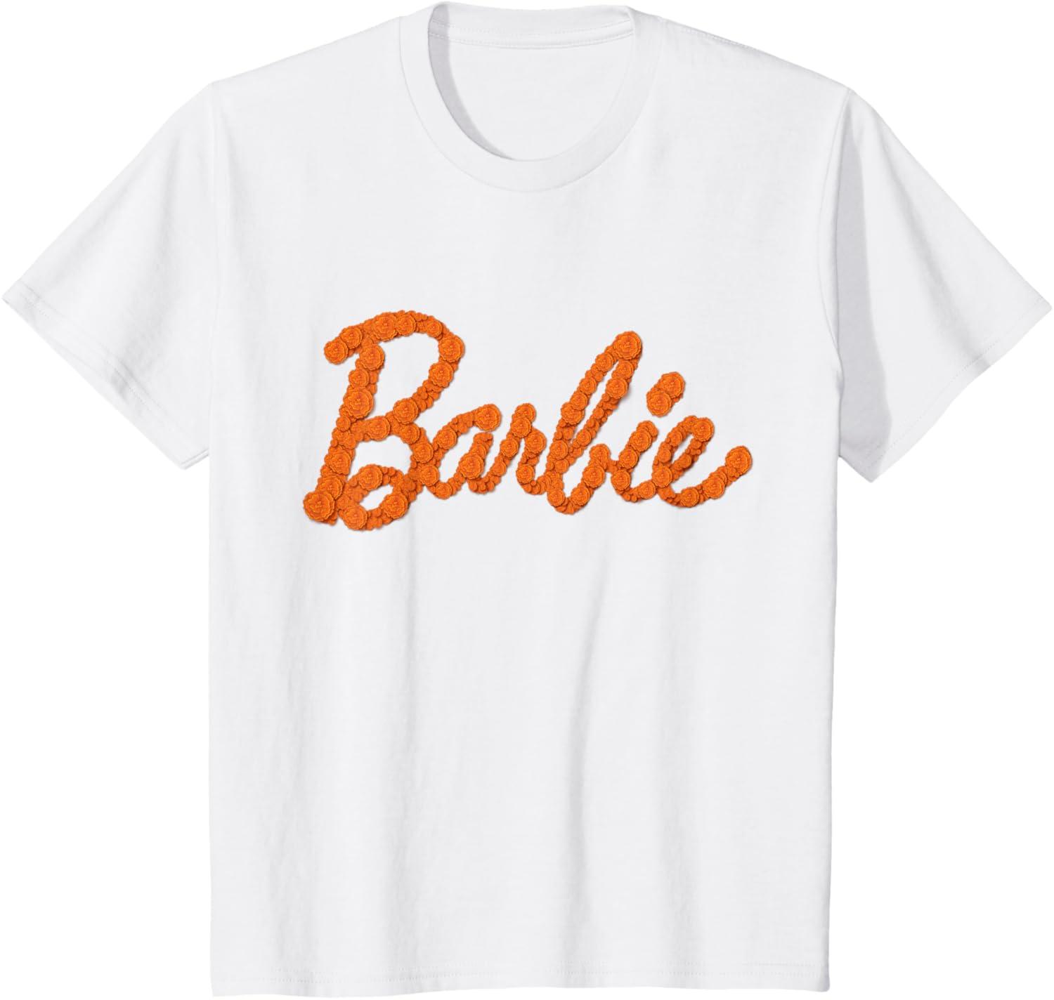 imageBarbie Da De Muertos Marigolds TShirtWhite