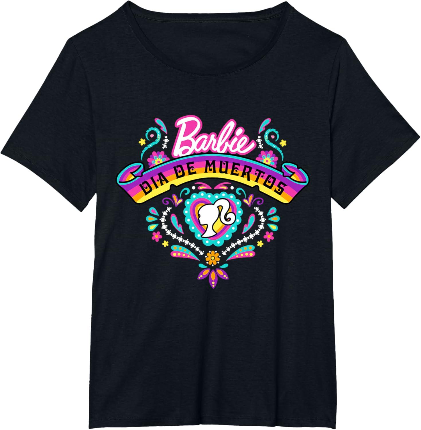imageBarbie Da De Muertos Remember and Celebrate TShirtBlack