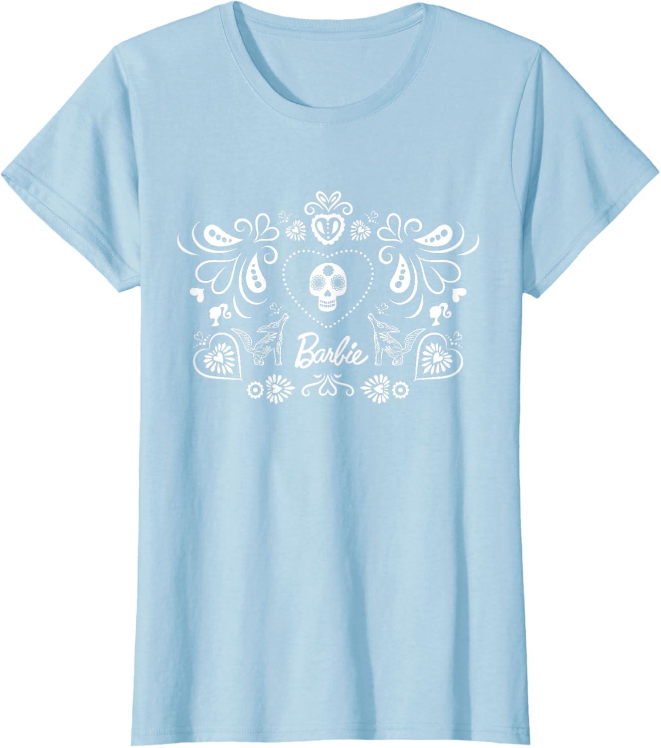 imageBarbie Da De Muertos TShirtBaby Blue