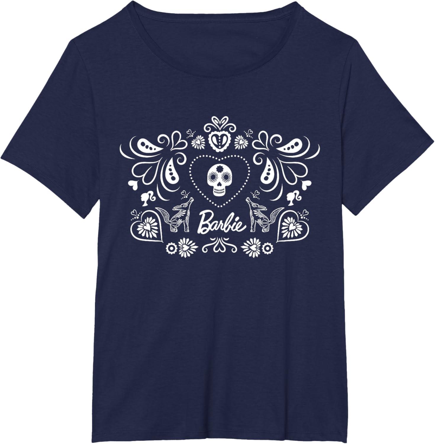 imageBarbie Da De Muertos TShirtNavy Blue